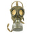 Original German WWII Named M30 3rd Model Gas Mask with Filter and Can - All Dated 1940 Original Items