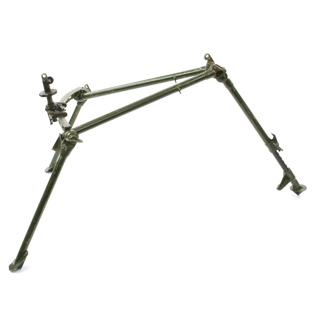 Original British WWII Bren LMG Tripod dated 1941 by Australia General Electric with Rare Anti-Aircraft Leg Original Items