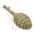 Original U.S. WWII MkII De-Militarized Pineapple Grenade with M1 Booby Trap Firing Device Fuse Original Items