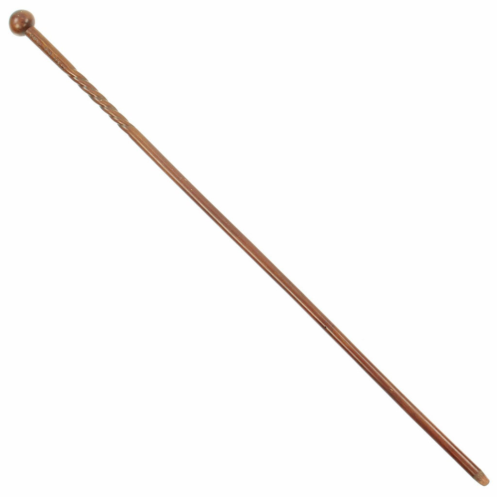 Original British WWI Officer's Knobkierie Style Swagger Stick Named to Lt. Col. Hall - Middlesex Regt. Original Items
