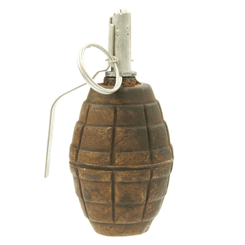Original WWII Soviet Russian Experimental Ceramic F1 Hand Grenade - Inert Original Items