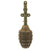 Original U.S. WWII MkII De-Militarized Pineapple Grenade with M1 Booby Trap Pressure Firing Device Fuse Original Items