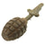 Original U.S. WWII MkII De-Militarized Pineapple Grenade with M1 Booby Trap Pressure Firing Device Fuse Original Items