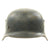 Original German WWII Named Luftwaffe M35 Double Decal Droop Tail Eagle Steel Helmet - marked SE66 Original Items
