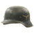 Original German WWII Named Luftwaffe M35 Double Decal Droop Tail Eagle Steel Helmet - marked SE66 Original Items