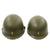 Original U.S. Korean War Reissued WWII 1944 M1 McCord Front Seam Helmet - Named to Lt. Noel Preston Original Items