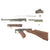 Original U.S. WWII Thompson M1A1 SMG Parts Set with Original Barrel and Partial Receiver - Serial 279654 Original Items
