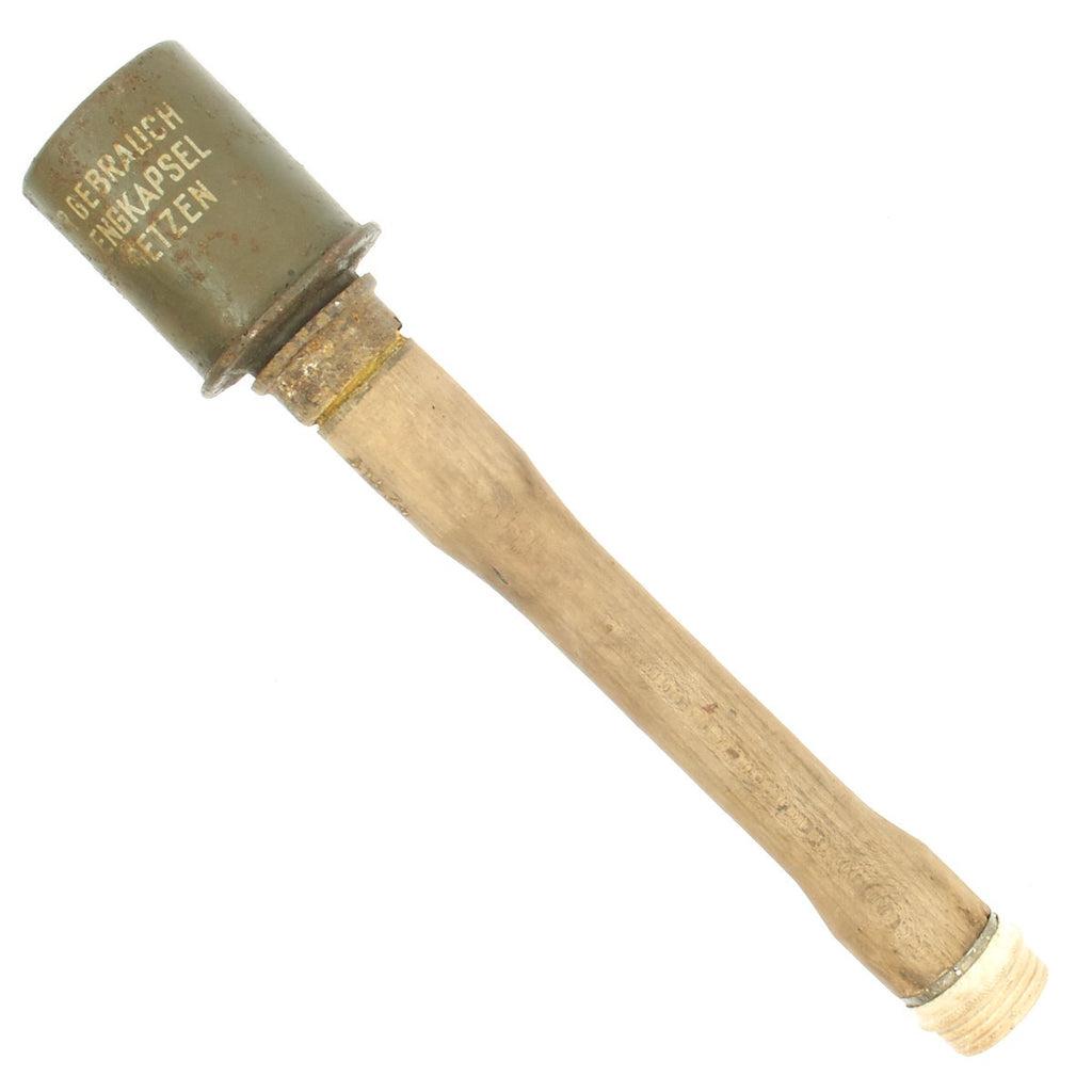 Original German WWII M24 Stick Grenade Dated 1942 by Vossloh-Werke GmbH Original Items
