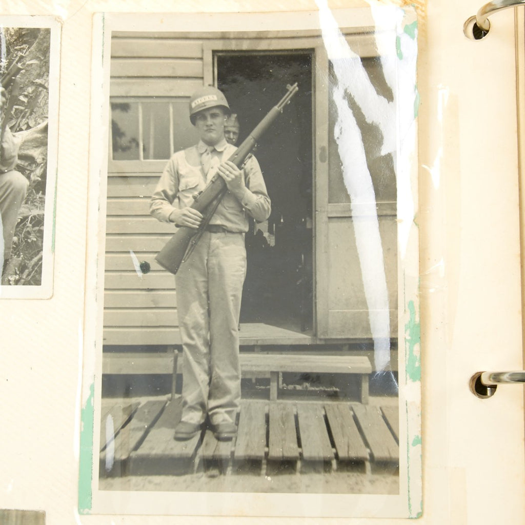 Original U.S. WWII USGI Named Photo Album of Japanese Occupied Pacific Islands Original Items