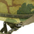 Original U.S. WWII Vietnam War M1 Paratrooper Helmet with USMC Reversible Camouflage Cover Original Items