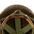 Original U.S. WWII Vietnam War M1 Paratrooper Helmet with USMC Reversible Camouflage Cover Original Items
