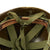 Original U.S. WWII Vietnam War M1 Paratrooper Helmet with USMC Reversible Camouflage Cover Original Items