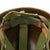 Original U.S. WWII Vietnam War M1 Paratrooper Helmet with USMC Reversible Camouflage Cover Original Items