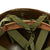 Original U.S. WWII Vietnam War M1 Paratrooper Helmet with USMC Reversible Camouflage Cover Original Items