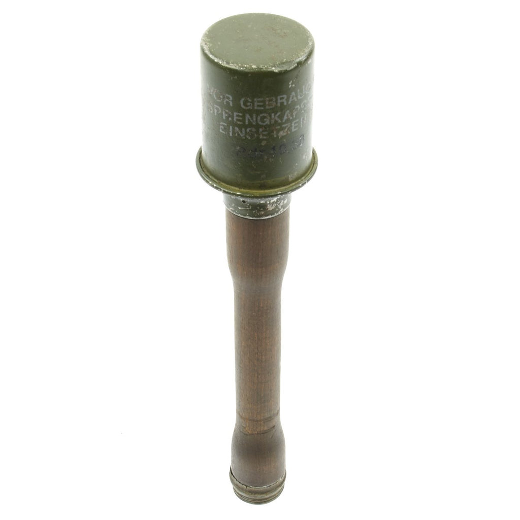 Original German WWII 1940-dated M24 Stick Grenade by Richard Rinker with Pull Cord Original Items