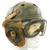 Original U.S. WWII M38 Tanker Helmet by Wilson Athletic Goods with Polaroid M-1944 Goggles Original Items
