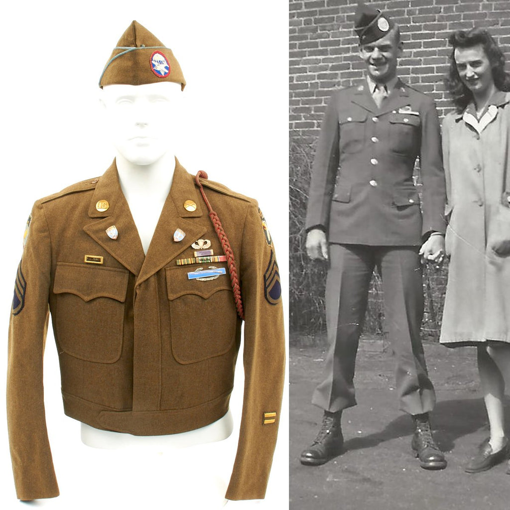 Original U.S. WWII 517th Parachute Infantry Combat Team Named Grouping - Operation Dragoon Original Items