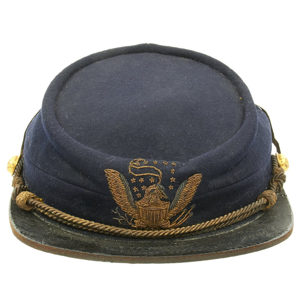 Original U.S. Army Indian Wars Staff Officer Chasseur Pattern Kepi Original Items