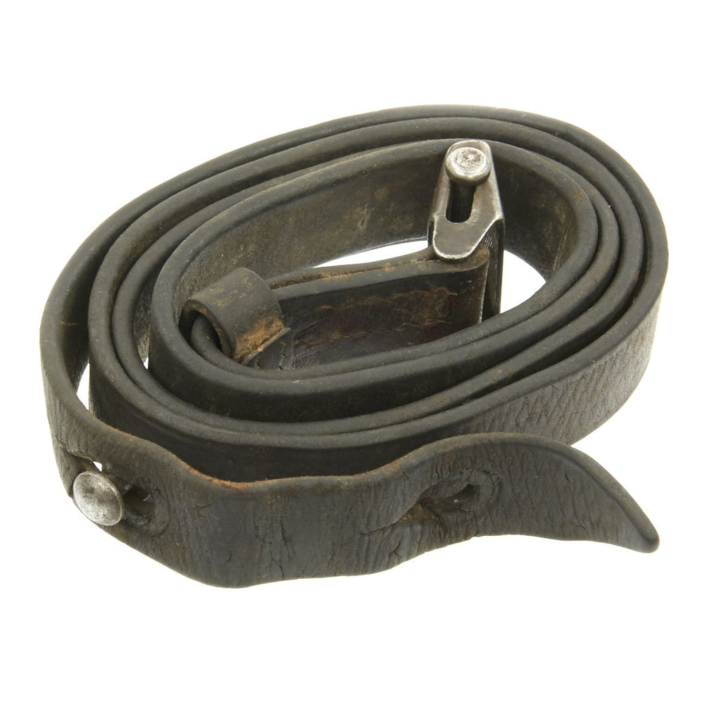 Original German WWII Maschinenpistole 40 / MP40 Leather Sling - Dated 1941 Original Items