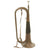 Original French Pre-WWI Clarion Bass Trumpet Bugle with Shoulder Strap c.1855-1915 Original Items