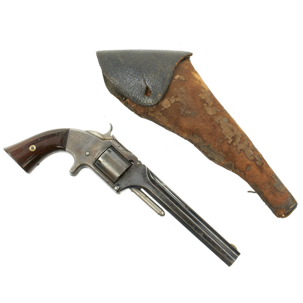 Original U.S. Civil War Smith & Wesson Model 2 Army Revolver with Holster - Serial No 4015 Original Items