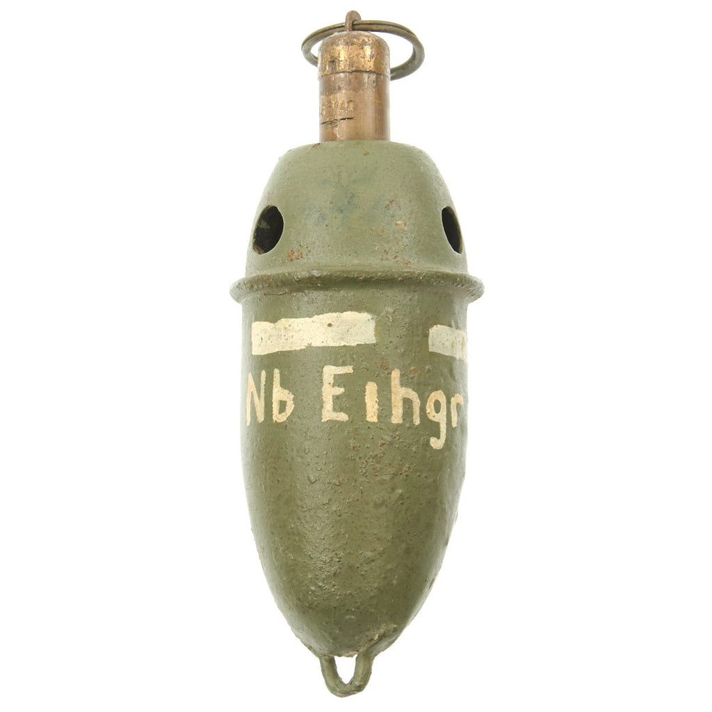 Original German WWII Model 42 Inert Smoke Egg Hand Grenade - Nebeleihandgranate 42 Original Items