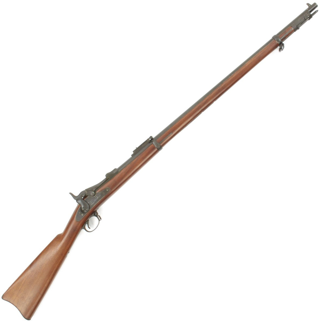 Original U.S. Springfield Trapdoor Model 1884 Round Rod Bayonet Rifle made in 1891 - Serial No 526335 Original Items