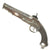 Original Spanish 19th Century Miquelet Percussion Pistol with Silver Inlaid Barrel - Dated 1842 Original Items
