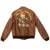Original U.S. WWII 313th Fighter Squadron GNAZI GNIGHTMARE II Named A-2 Flight Jacket Original Items