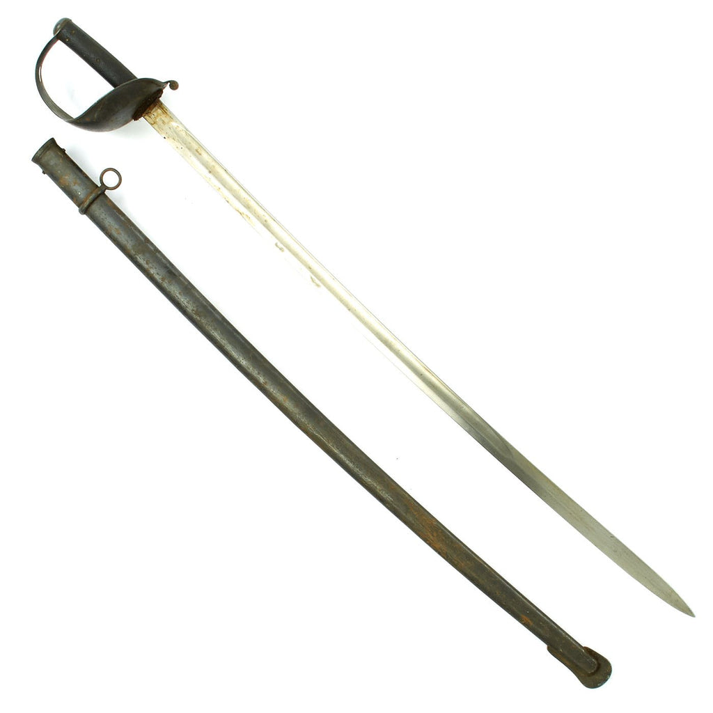 Original Brazilian Model 1880 Cavalry Saber with Scabbard by Weyersberg Kirschbaum & Co. of Solingen Germany Original Items
