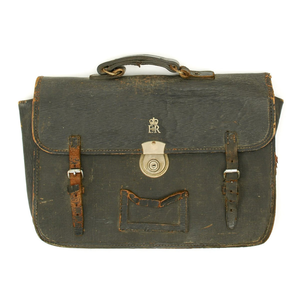 Original British Government Issue Briefcase with E.R. II Royal