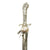 Original British 1700 Silver Hilt Hunting Sword Pistol by Vandebaize of London - Hirschfänger Original Items