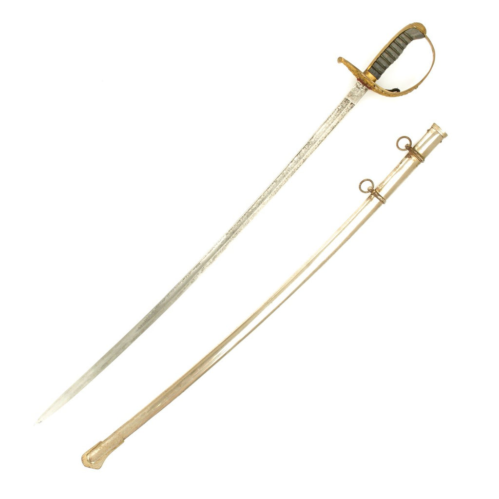 Original German WWI Bavarian King Ludwig III Infantry Officer's Sword with Scabbard Original Items