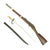 Original French Gras 11m Model 1874 Carbine with Bayonet dated 1881 - Camel Gun Original Items