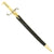 Original German M1871 Brass Hilt Mauser Rifle Bayonet with Scabbard - Regiment Marked Original Items