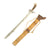 Original 19h Century Moro Kris Short Sword with Scabbard from the Phillipine-American War Original Items