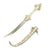 Original Moroccan Koumya Jambiya Dagger with Embossed Silver Fittings Inlaid with Gold Original Items