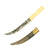 Original Small Arab Assassin's Bone Handle Dagger made from French 1840 Socket Bayonet Original Items