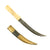 Original Small Arab Assassin's Bone Handle Dagger made from French 1840 Socket Bayonet Original Items