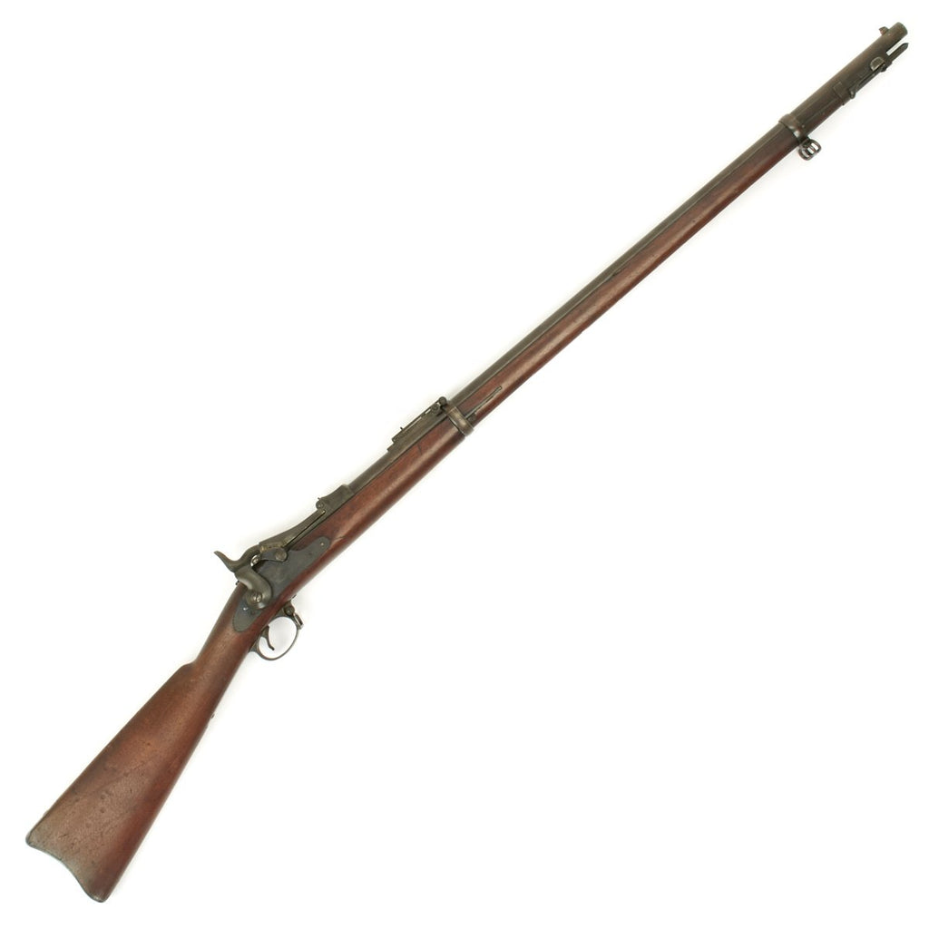 Original U.S. Springfield Trapdoor Model 1884 Round Rod Bayonet Rifle with Buttstock Tools - Serial No 549895 Original Items