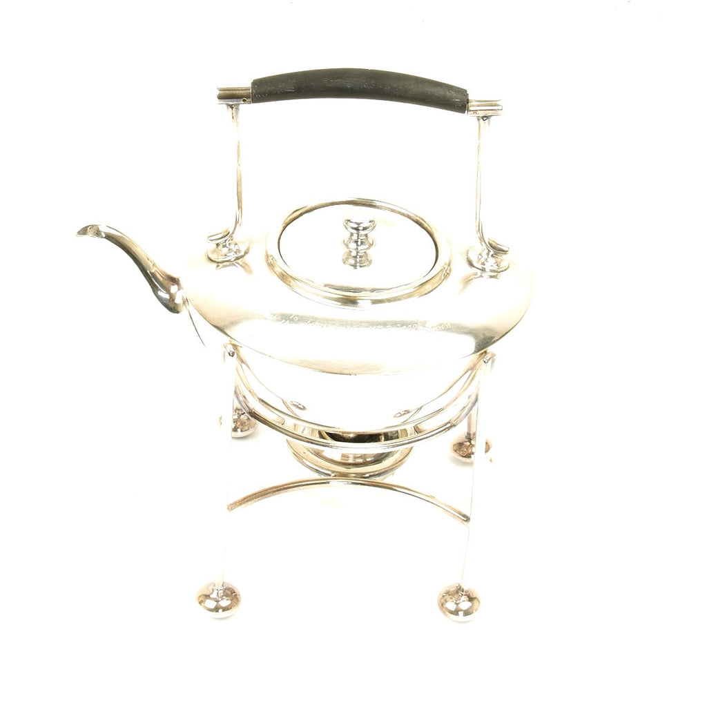 Original British WWI Silver Plated Military Presentation Trench Tea Service - dated 1918 Original Items