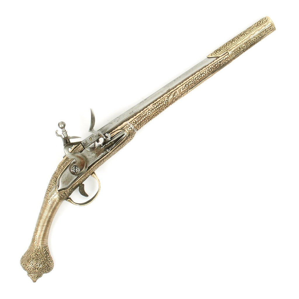 Original Balkan Metal Flintlock Holster Pistol circa 1800 Original Items