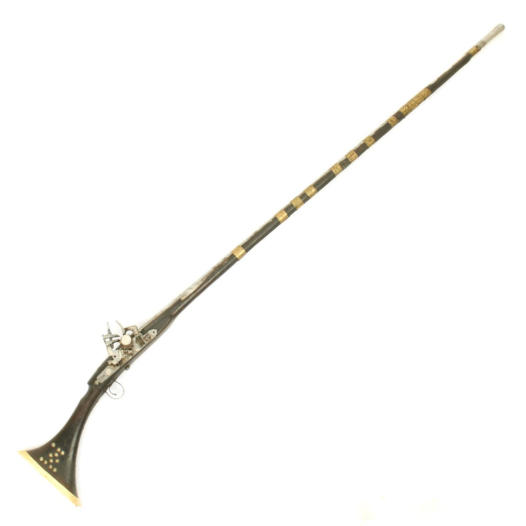 Original Arabian Migulet Lock Jezail Musket Circa 1800 - Magnificent Original Items