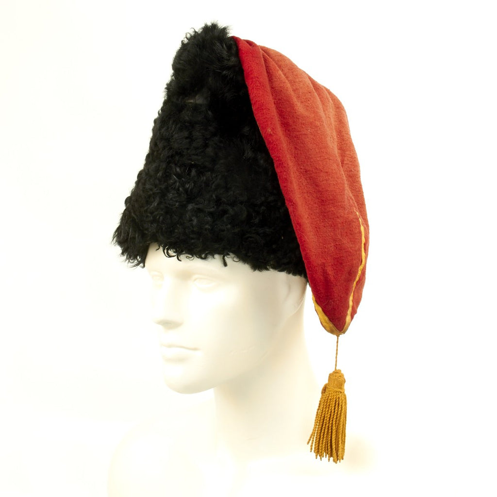 Original WWII Cossack WWII Model 1910 Papakha Fur Hat Original Items