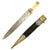 Original Cossack Kindjal Dagger with Silver Mounted Scabbard - circa 1850 Original Items