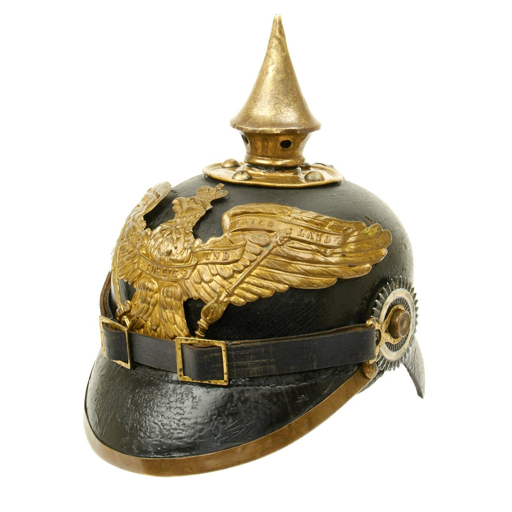 Original German WWI Prussian Grenadier M1895 Pickelhaube Spiked