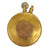Original WW1 British / French Coin Decorated Round Brass Trench Lighter Original Items