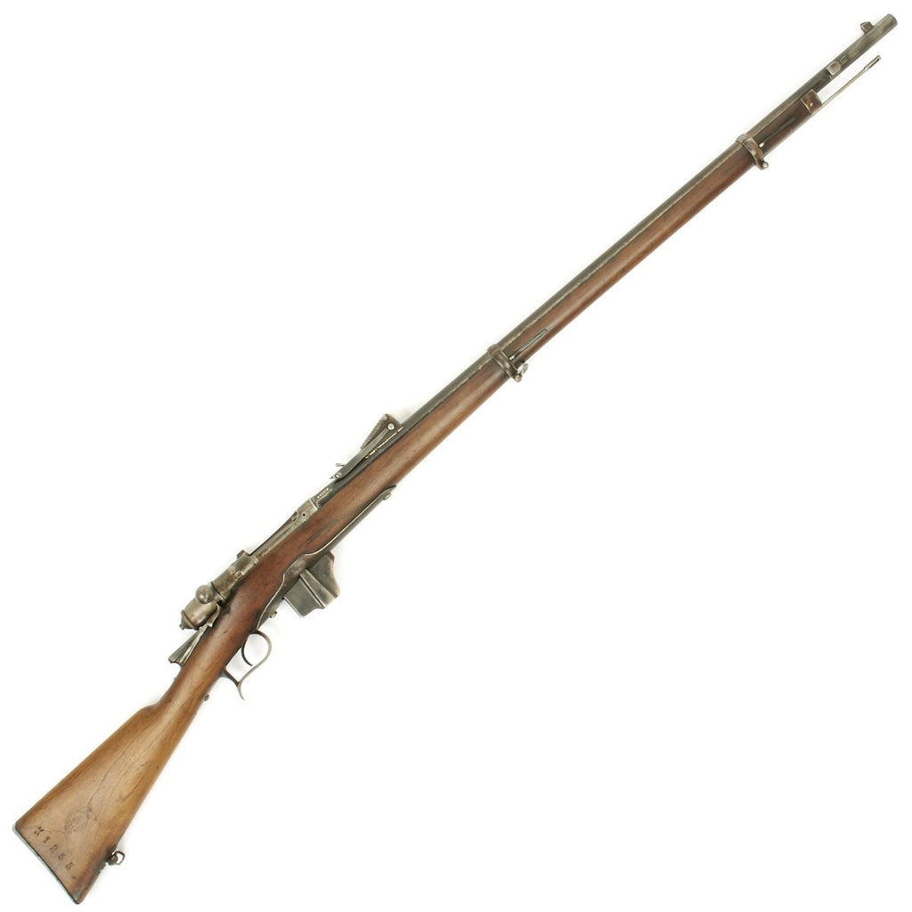 Original Italian Vetterli-Vitali M1870/87 Infantry Magazine Rifle Serial No X.1255 in 10.4 x 47 mmR - dated 1874 Original Items