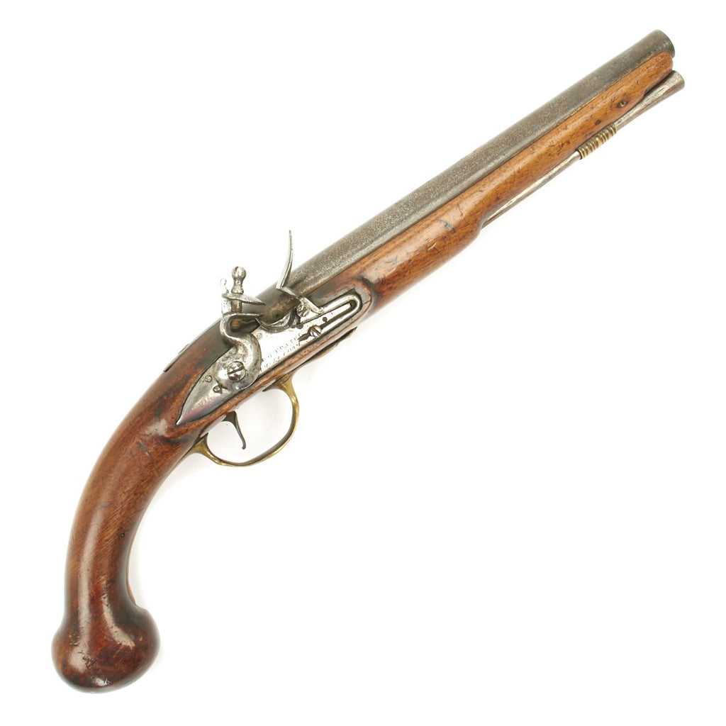 Original Mid 18th Century Dutch Naval Flintlock Pistol by Johann Erttel the Elder - Circa 1740 Original Items