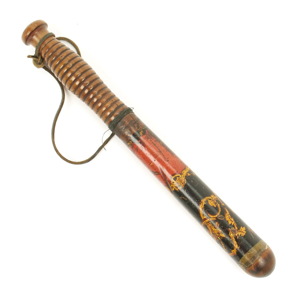 Original British Victorian Painted Bobby Police Truncheon c.1870 by Parker Field & Sons Original Items